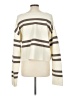 LNA Stripes Ivory Pullover Sweater Size L - photo 2