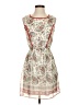 Pink Owl 100% Polyester Paisley Ivory Casual Dress Size S - photo 1