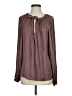 By Together 100% Polyester Brown Long Sleeve Blouse Size S - photo 1