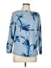 Chico's Tropical Blue Pullover Sweater Size Lg (2) - photo 1