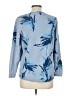 Chico's Tropical Blue Pullover Sweater Size Lg (2) - photo 2