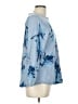 Chico's Tropical Blue Pullover Sweater Size Lg (2) - photo 4