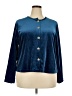 Diane von Furstenberg 100% Polyester Blue Long Sleeve Blouse Size 2X - photo 1