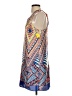 Bisou Bisou 100% Polyester Graphic Blue Casual Dress Size 2 - photo 5