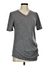 Unbranded Solid Gray Short Sleeve T-Shirt Size M - photo 1