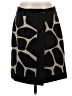 Carlisle Graphic Black Wool Skirt Size 4 - photo 1