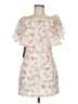 Marciano 100% Polyester Floral White Orange Cocktail Dress Size 6 - photo 1