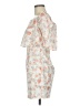 Marciano 100% Polyester Floral White Orange Cocktail Dress Size 6 - photo 5