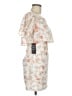 Marciano 100% Polyester Floral White Orange Cocktail Dress Size 6 - photo 4
