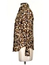 MICHAEL Michael Kors 100% Cotton Animal Print Brown Long Sleeve Blouse Size 2 - photo 5