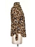 MICHAEL Michael Kors 100% Cotton Animal Print Brown Long Sleeve Blouse Size 2 - photo 4