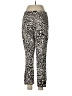 Anne Klein Animal Print Black Casual Pants Size M - photo 2