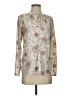 Ann Taylor 100% Polyester Paisley Ivory Long Sleeve Blouse Size XS - photo 1