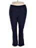 Denim 24/7 Solid Blue Casual Pants Size 24W - photo 1
