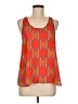 Andree 100% Polyester Orange Sleeveless Blouse Size M - photo 1