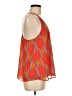 Andree 100% Polyester Orange Sleeveless Blouse Size M - photo 4