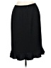Jones Studio 100% Polyester Solid Black Formal Skirt Size 10 - photo 2