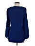 Eight Sixty 100% Polyester Blue 3/4 Sleeve Blouse Size XS - photo 2