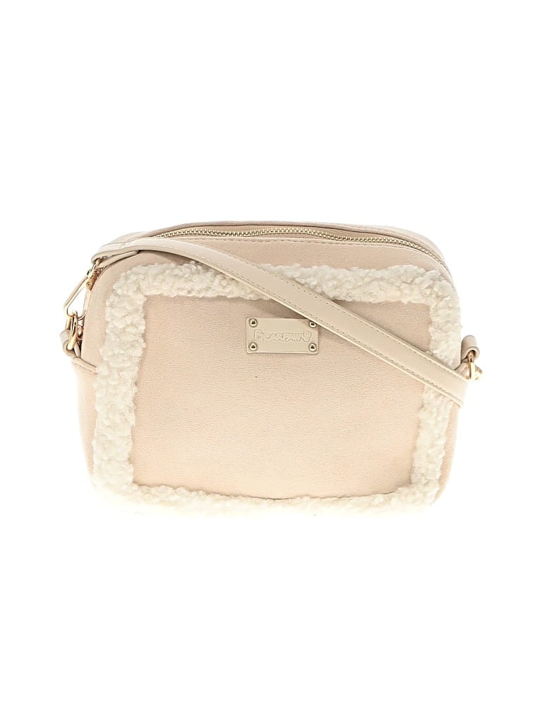 Pre-owned Bearpaw Crossbody Bag In White
