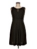En Focus Studio Polka Dots Black Casual Dress Size 8 - photo 1