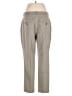 Michael Kors Solid Gray Tan Wool Pants Size 8 - photo 2