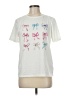 Shein White Short Sleeve T-Shirt Size 6 - photo 1