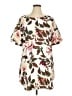 Shein 100% Polyester Floral Ivory Casual Dress Size XL - photo 1