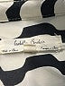 Isabella Sinclair 100% Rayon Black Ivory 3/4 Sleeve Blouse Size S - photo 7
