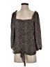 Collective Concepts 100% Polyester Black 3/4 Sleeve Blouse Size S - photo 1