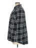 New York Laundry 100% Polyester Plaid Black Long Sleeve Blouse Size 1X - photo 5