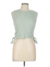 Shein Green Sleeveless T-Shirt Size L - photo 1
