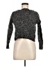 360 Cashmere 100% Cashmere Animal Print Gray Cashmere Pullover Sweater Size M - photo 1