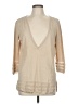 J.Jill Tan 3/4 Sleeve Top Size M - photo 1