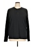ABound Black Long Sleeve Henley Size XL - photo 1