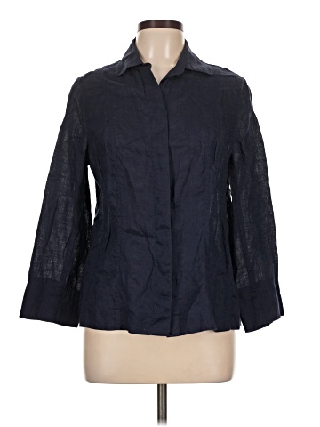 Ellen Tracy 3/4 Sleeve Button-Down Shirt (view 1)