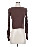 Athleta Brown Long Sleeve T-Shirt Size XXS - photo 1
