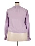 Rebecca Minkoff 100% Polyester Purple Long Sleeve Blouse Size XXL - photo 2