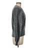 Ann Taylor LOFT Metallic Gray Pullover Sweater Size M - photo 4