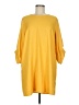 Umgee Solid Yellow Casual Dress Size M - photo 1