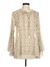 Molly Bracken 100% Polyester Floral Ivory 3/4 Sleeve Blouse Size M - photo 1