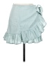 Unbranded Solid Teal Casual Skirt Size S - photo 2