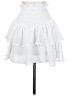 Shein 100% Polyester Solid White Casual Skirt Size XS - photo 2