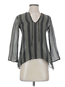 Top Tunique Rayé Noir/gris Max Studio - Taille M - Modèle Swing D'occasion En Excellent état