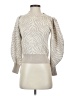 Ulla Johnson 100% Wool Animal Print Silver Wool Pullover Sweater Size P (petite) - photo 1