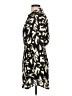 Olivaceous Print Black Casual Dress Size L - photo 5