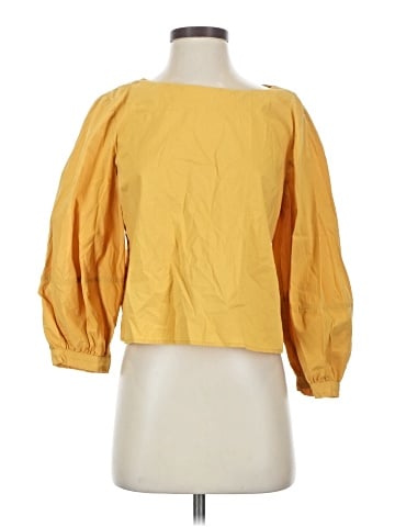 Sunday in Brooklyn 3/4 Sleeve Blouse (view 1)