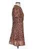 Re:named 100% Polyester Animal Print Brown Casual Dress Size S - photo 4