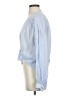 Maven West 100% Cupro Blue Long Sleeve Blouse Size XS - photo 5