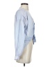 Maven West 100% Cupro Blue Long Sleeve Blouse Size XS - photo 4