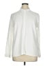 Elizabeth & Clarke 100% Polyester Solid Ivory Long Sleeve Blouse Size 14 - photo 1